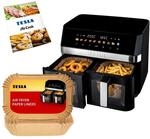 TESLA AirCook DualZone Q787 XXL Deluxe &ndash; Hei&szlig;luftfritteuse mit zwei separaten