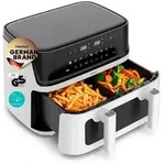 MEDION P25 XXL Flex M Airfryer mit 2 Kammern - 10,8 Liter - PFAS-frei -...