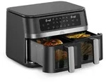 Solis Air Fryer Duo Hei&szlig;luftfritteuse mit 2 Kammern, 11 L & Sync-Funktion