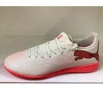 Puma FUTURE 9 PLAY IT Hallenfu&szlig;ballschuhe Sugared Almond White Ultra Red,