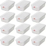12 GN-Beh&auml;lter / Gastronormbeh&auml;lter, GN1/4 LxBxH 265x162x100 mm, 2,8 Liter -...