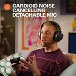 JBL Quantum 520, Kabelloses Multiplattform-Gaming-Over-Ear-Headset, Schwarz - Schwarz