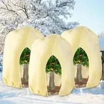 Pflanzen Winterschutzhaube mit Rei&szlig;verschluss 250 x 360 cm Beige 3 St&uuml;ck -...