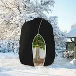 Pflanzen-Winterschutzhaube mit Rei&szlig;verschluss 250 x 360 cm Schwarz