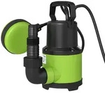 Outsunny Tauchpumpe Teichpumpe Wasserpumpe mit Schwimmschalter 400W 9000L/h...