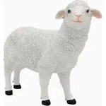 Schaf weisse Gartenfigur 37 cm x 32 cm sch&ouml;ne Figur f&uuml;r Haus und Garten -...