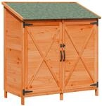 vidaXL Gartenschuppen Braun 106 x 56 x 113,5 cm Massivholz aus Fichte