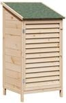 vidaXL Gartenschuppen Natur 59 x 56 x 113,5 cm Massivholz aus Fichte