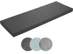 Bankauflage 110 x 40 cm, dunkelgrau, Unterseite Antirutsch, Bankkissen,...