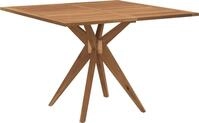 vidaXL Gartentisch Quadratisch 110x110x75 cm Massivholz Akazie