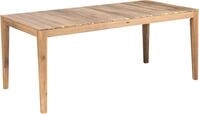 BELIANI Gartentisch Hellbraun es Akazienholz 180x90 cm Rechteckig f&uuml;r 8...