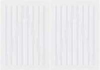 Plus Doppeltor Nagano 200 x 140 cm RAL 9010 Wei&szlig; - Wei&szlig;