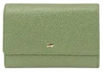 Portemonnaie ALESSIA Geldb&ouml;rse M 15 Kartenf&auml;cher gr&uuml;n Damen - Leder - Gr&uuml;n