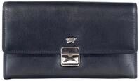 Portemonnaie GOLF Kellnertasche schwarz Uni - Leder - Schwarz