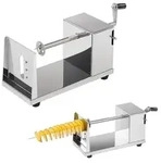Manuelle Pommes-Frites-Maschine am Stiel Twister Chips - Silber