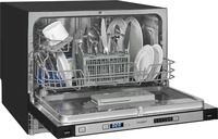 Exquisit 816130400, Exquisit Geschirrsp&uuml;ler, 6 Ma&szlig;gedecke, Einbauger&auml;t, 49 dB, 6