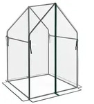 Outsunny Foliengew&auml;chshaus, Gew&auml;chshaus, Treibhaus mit Doppelt&uuml;r, PE Transparent -