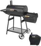 TAINO KAMAYO Set Smoker Abdeckhaube R&auml;ucherofen Standgrill Holzkohle-Grill...