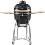 VEVOR Holzkohle-Smoker, 406mm vertikaler Holzkohle-BBQ-Grill, beschichteter