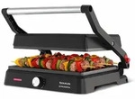 Taurus Bistro Essential, Schwarz, Aluminium, Quadratisch, Drehregler, Gitter + Rost,