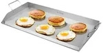 VEVOR Edelstahl-Grillplatte, 36x22 Zoll Universelle Flachgrill-Rechteckplatte,