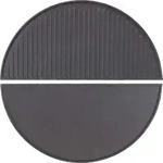 Wiltec 2x Gusseisen Grillplatte 49,8 x 24,3 x 1,5 cm, Gusseisenplatte f&uuml;r...