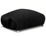 Grillabdeckung Wetterfest 84x60x32cm Schwarz 600D Oxford f&uuml;r Weber Q2000 Serie