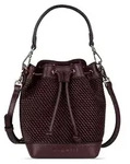 bugatti Handtasche Umh&auml;ngetasche Julice Bucket Bag Bordeaux weinrot -