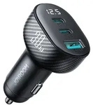 JOYROOM JR-CCD04, Auto, Zigarettenanz&uuml;nder, Schwarz - Schwarz