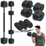 Rebel ACTIVE Hantle bitumiczne regulowane z cznikiem 2x10 kg
