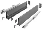 GTV AXIS PRO Schubladensystem 500 mm Anthrazit - mittelhoch H116 &ndash; dezentes...