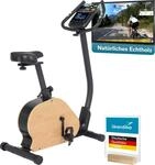 Skandika Ergometer Treliv P8 | Heimtrainer aus Eisen mit MDF Holz, Magnetbremse...