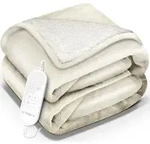 sinnlein&reg; Heizdecke mit Abschaltautomatik 200x180cm Beige | Elektrische W&auml;rmedecke