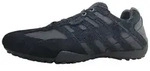 Geox Snake K Herrenschuhe sportlicher Schn&uuml;rer Schwarz Freizeit - Schwarz - 44