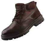 Dockers by Gerli Herren Leder Stiefel Dunkelbraun 59MH001-460380 - Braun - 40