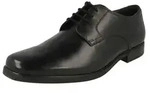 Clarks Herren Howard Walk Oxford, Schwarzes Leder, 42 EU - Schwarz - 42