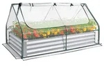 VEVOR Metall Hochbeet, 6 x 3 x 2 Fu&szlig; Outdoor verzinkte Pflanzbox, mit offenem...