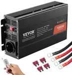 VEVOR Reiner Sinuswellenwechselrichter, 3000 Watt, DC 12V zu AC 230V...