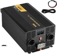 VEVOR Reiner Sinuswellenwechselrichter, 3000 Watt, DC 24V zu AC 230V...