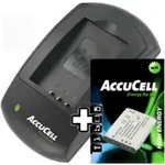AccuCell Ladeger&auml;t und Akku passend f&uuml;r Sony NP-BK1 kein Origina