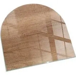 Nat&uuml;rliches Holzmuster &ndash; Glasbodenplatte f&uuml;r &ndash; Kaminofen &ndash; Kaminplatte Glas