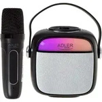 Adler AD 1199 schwarzer Karaoke-Lautsprecher mit Mikrofon &ndash;...