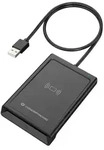 Conceptronic BIAN11B Smart-ID-Kartenleser mit dualer Schnittstelle, USB 2.0,