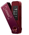 Ledger Nano S Plus &ndash; Hardware-Wallet f&uuml;r Kryptow&auml;hrungen, Farbe: Karmesinrot