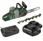 Akku-Kettens&auml;ge GMAK 36/40 Set mit 2x 18V Li-Ion Akkus 2,0 Ah,