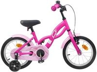 vidaXL Kinderfahrrad 16 Zoll f&uuml;r 4-6 Jahre alt Dunkelrosa - Rosa