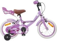 vidaXL Kinderfahrrad 16 Zoll f&uuml;r 4-6 Jahre alt Lila - Lila
