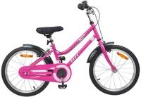 vidaXL Kinderfahrrad 18 Zoll f&uuml;r 5-7 Jahre alt Pink Schwarz - Rosa