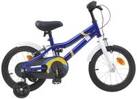 vidaXL Kinderfahrrad 12 Zoll f&uuml;r 2-4 Jahre alt Blau Wei&szlig; - Wei&szlig;