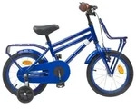 vidaXL Kinderfahrrad 16 Zoll f&uuml;r 4-6 Jahre alt Dunkelblau - Blau